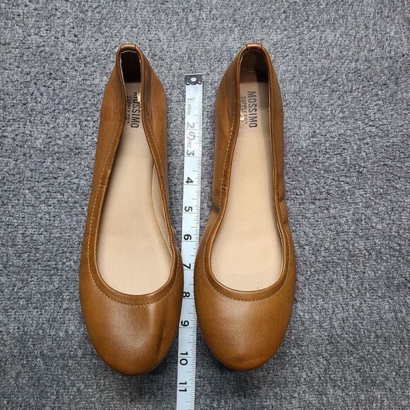 Mossimo Supply Co Shoes Womens Size 8.5 Brown Ballet Flats Man Made F16838280 - Picture 7 of 9